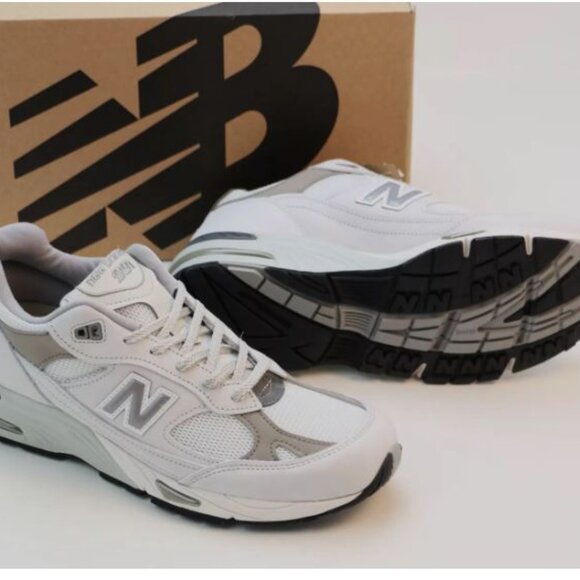 New Balance 991 Men\'s Shoes M991FLB Made in UK Star White England Size 8 New main image 11